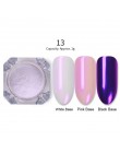 1 Box Mirror Glitter lakier do paznokci chromowany proszek pigmentowy DIY Salon proszek Neon zdobienie paznokci dekoracje dekora