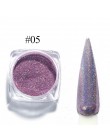 1g kameleon brokat do paznokci zanurzenie holograficzna srebrna róża złoty połysk tarcie do paznokci chrom pyłu DIY Manicure BE1