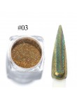 1g kameleon brokat do paznokci zanurzenie holograficzna srebrna róża złoty połysk tarcie do paznokci chrom pyłu DIY Manicure BE1