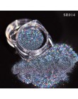 1g holograficzny proszek do paznokci brokat laserowe błyszczące ozdoby do paznokci wystrój Manicure Shining Chrome Pigment poler