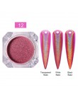 0.3g metaliczne paznokcie brokat lustro w proszku 12 kolorów srebrny Metal efekt srebrny paznokci pył żel UV Pigment Nail Art De