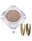 0.3g metaliczne paznokcie brokat lustro w proszku 12 kolorów srebrny Metal efekt srebrny paznokci pył żel UV Pigment Nail Art De