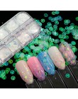 12 siatki mieszane paznokci brokat lustro cukier cekiny proszek do UV żel płatki Manicure porady Nail Art syreni pigment CH097