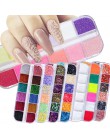 31 rodzaje Nail Glitter Mix kolor płatki błyszczące cekiny pył kameleon/syrenka/lustro w kształcie Paillette porady Manicure SA6