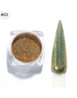 1g paznokci holograficzny laser brokatowy kameleon cekiny dla Nail Art Gradient błyszczący polski Manicure Chrome Pigment pył LA