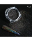 12 siatki laserowe paznokci brokat holograficzny proszek cekiny Charms płatek błyskotka świecący Pigment pył paznokci dekoracje 