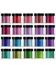 10ML gradientowe błyszczące ozdoby do paznokci brokat w proszku różowe złoto płatki świecący pył DIY Chrome Pigment polski Manic