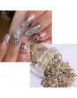8 g/pudło holograficzny sześciokątny kształt Nail Art brokat w proszku laserowe błyszczące cekiny na paznokcie DIY świecący pazn