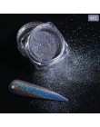 1Box 0.2g Shining Laser Nail Glitter Chrome Rainbow Pigment Nail Glitter holograficzny proszek Manicure dekoracja paznokci BESL0