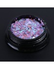 Glitter płatki 3D koło okrągłe sześciokąty Nail Art cekiny świecący błyskotka ozdoby akrylowe polski Manicure TRPX01-12
