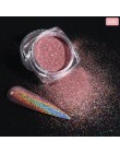 1Box 0.2g Shining Laser Nail Glitter Chrome Rainbow Pigment Nail Glitter holograficzny proszek Manicure dekoracja paznokci BESL0