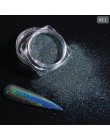 1Box 0.2g Shining Laser Nail Glitter Chrome Rainbow Pigment Nail Glitter holograficzny proszek Manicure dekoracja paznokci BESL0