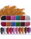 31 rodzaje Nail Glitter Mix kolor płatki błyszczące cekiny pył kameleon/syrenka/lustro w kształcie Paillette porady Manicure SA6