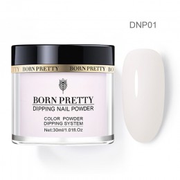 BORN PRETTY 30ml zanurzenie proszek do paznokci francuski Nude różowy brokat do paznokci naturalny suchy długotrwały ozdoba do p