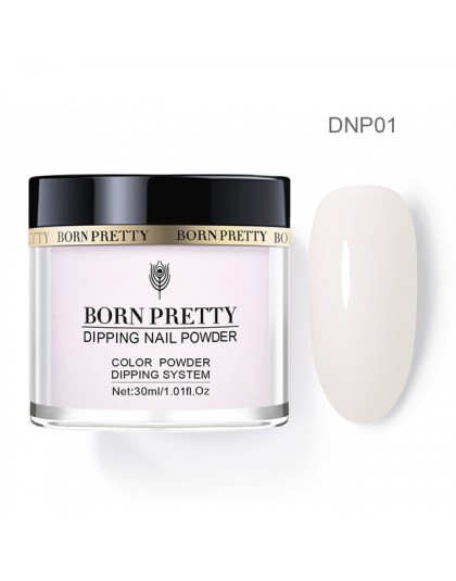 BORN PRETTY 30ml zanurzenie proszek do paznokci francuski Nude różowy brokat do paznokci naturalny suchy długotrwały ozdoba do p