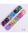 1 zestaw 1/2/3mm mieszane Glitter paznokci cekiny okrągłe błyszczące Paillette Nail Art Glitter porady żel UV 3d Decor Manicure 