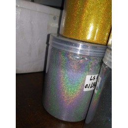 0.1MM(004inch)-Laser holograficzny srebrny złota błyszcząca o mocno rozdrobnionej paznokci brokatowy proszek do zdobienia paznok