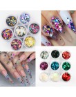 Holograficzny Nail Art Glitter płatki świecący 3D laserowy kształt motyla porady DIY urok polski cekiny dekoracje Manicure