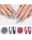 Lustrzany brokat w proszku do paznokci różowe złoto srebro metaliczny proszek laserowy chromowany Pigment pył Manicure zdobienie