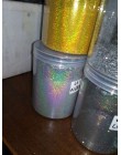 0.1MM(004inch)-Laser holograficzny srebrny złota błyszcząca o mocno rozdrobnionej paznokci brokatowy proszek do zdobienia paznok