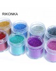 8g holograficzny lakier do paznokci brokatowy puder lśniący cukier srebrny lakier do paznokci drobny brokat do paznokci ozdoba d