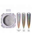 0.3g metaliczny lustrzany brokat w proszku do paznokci w proszku srebrny Metal efekt paznokci pył UV Gel Pigment zdobienie pazno