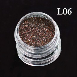 1 butelka 3D brokat do paznokci Pigment pył cekiny klejnot UV polski grzywny DIY tipsy dekoracje TRL06