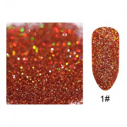 10g brokat do paznokci kolorowy lakier do paznokci Pigment pył błyszczący żel projekt paznokci Shimmer zdobienie paznokci dekora