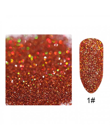 10g brokat do paznokci kolorowy lakier do paznokci Pigment pył błyszczący żel projekt paznokci Shimmer zdobienie paznokci dekora