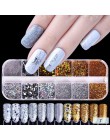 31 rodzaje Nail Glitter Mix kolor płatki błyszczące cekiny pył kameleon/syrenka/lustro w kształcie Paillette porady Manicure SA6