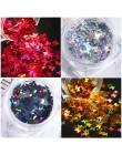 1Box holograficzny motyl paznokci dekoracje artystyczne płatki brokat cienki cekiny Chrome 3D Sparkle polski Manicure kromka LAH
