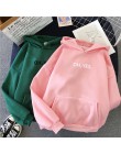 Shellsuning zima nowy kobiety bluzy z kapturem bluzy typu oversized kobiet list harajuku, z nadrukiem sweter zagęścić luźne odzi