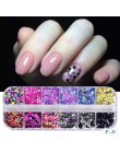 31 rodzaje Nail Glitter Mix kolor płatki błyszczące cekiny pył kameleon/syrenka/lustro w kształcie Paillette porady Manicure SA6