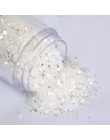 10ml złoto srebro Mix brokat do paznokci cekiny DIY świecący błyskotka paznokci pył porady urok płatki na żel do paznokci dekora