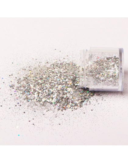 8 g/pudło holograficzny sześciokątny kształt Nail Art brokat w proszku laserowe błyszczące cekiny na paznokcie DIY świecący pazn