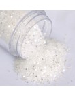 10ml złoto srebro Mix brokat do paznokci cekiny DIY świecący błyskotka paznokci pył porady urok płatki na żel do paznokci dekora