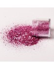 8 g/pudło holograficzny sześciokątny kształt Nail Art brokat w proszku laserowe błyszczące cekiny na paznokcie DIY świecący pazn