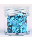Holograficzny Nail Art Glitter płatki świecący 3D laserowy kształt motyla porady DIY urok polski cekiny dekoracje Manicure