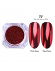 Lustrzany brokat w proszku do paznokci różowe złoto srebro metaliczny proszek laserowy chromowany Pigment pył Manicure zdobienie
