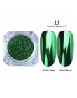 Lustrzany brokat w proszku do paznokci różowe złoto srebro metaliczny proszek laserowy chromowany Pigment pył Manicure zdobienie