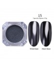 Lustrzany brokat w proszku do paznokci różowe złoto srebro metaliczny proszek laserowy chromowany Pigment pył Manicure zdobienie