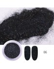 1 Box kolorowy lakier do paznokci cekiny Bliking fioletowy niebieski zestaw paznokci Flakies paleta paznokci Glitter moc 3D ozdo