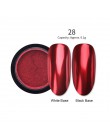 Lustrzany brokat w proszku do paznokci różowe złoto srebro metaliczny proszek laserowy chromowany Pigment pył Manicure zdobienie