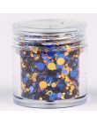 Holograficzny Nail Art Glitter płatki świecący 3D laserowy kształt motyla porady DIY urok polski cekiny dekoracje Manicure