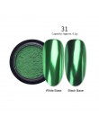 Lustrzany brokat w proszku do paznokci różowe złoto srebro metaliczny proszek laserowy chromowany Pigment pył Manicure zdobienie