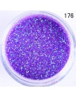1 Box Nail Glitter płatki świecący 3D Neon kolorowe cekiny Shimmer srebrny złoty fioletowy brokat dekoracje do zdobienia paznokc