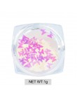 Holograficzny Nail Art Glitter płatki świecący 3D laserowy kształt motyla porady DIY urok polski cekiny dekoracje Manicure