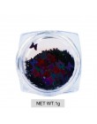 Holograficzny Nail Art Glitter płatki świecący 3D laserowy kształt motyla porady DIY urok polski cekiny dekoracje Manicure
