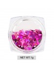 Holograficzny Nail Art Glitter płatki świecący 3D laserowy kształt motyla porady DIY urok polski cekiny dekoracje Manicure