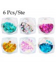 Holograficzny Nail Art Glitter płatki świecący 3D laserowy kształt motyla porady DIY urok polski cekiny dekoracje Manicure